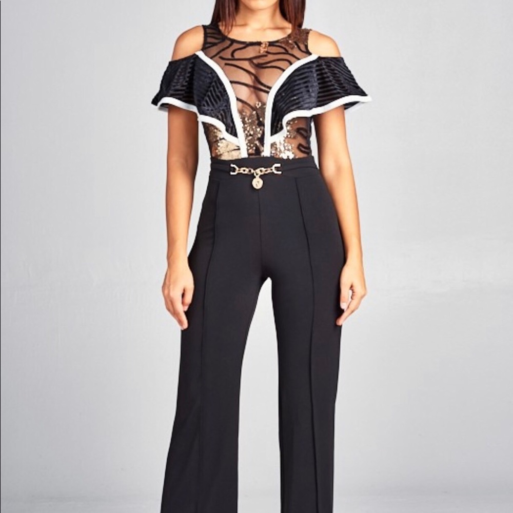 Black jumpsuit
